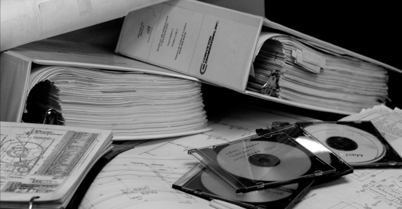 Paper parts catalog old PDF physical mound analog asset management maintenance